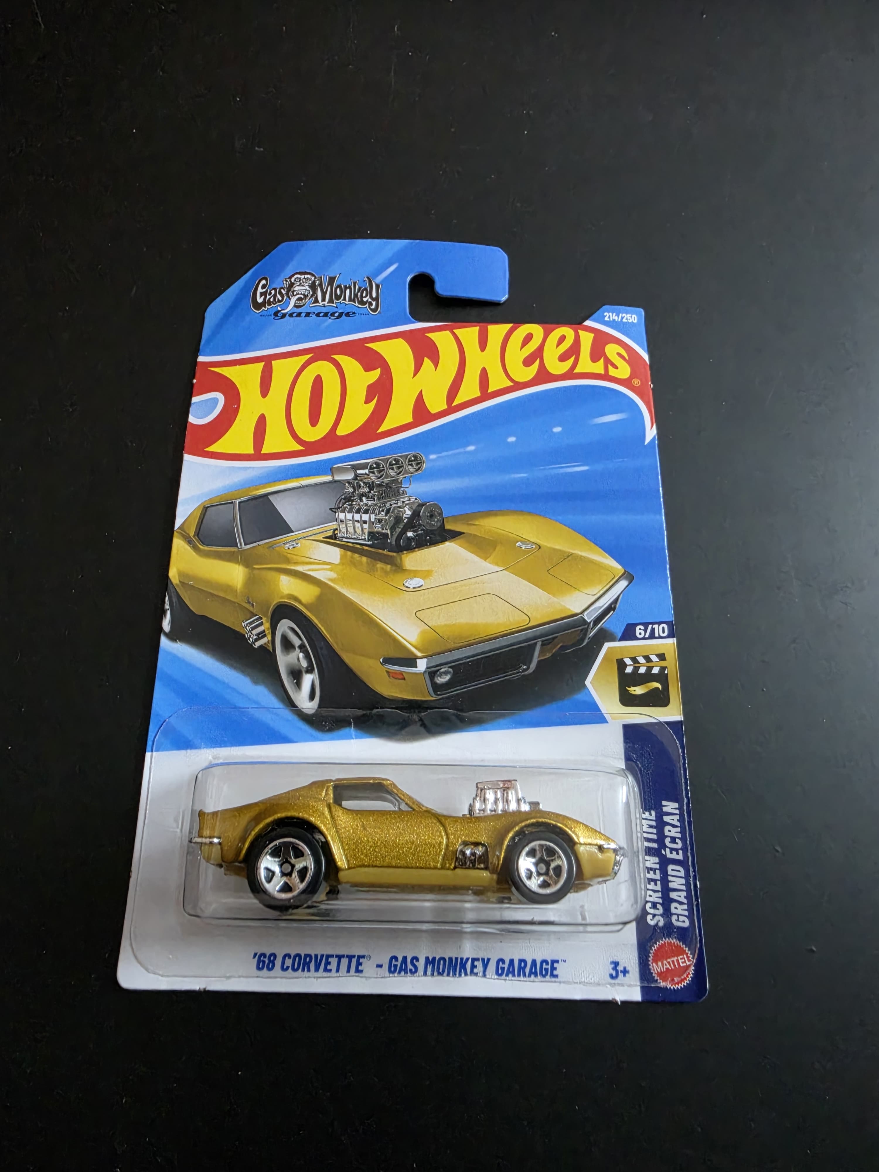 Hot Wheels Mainline L Case 2026 : '68 Corvette – Gas Monkey Garage