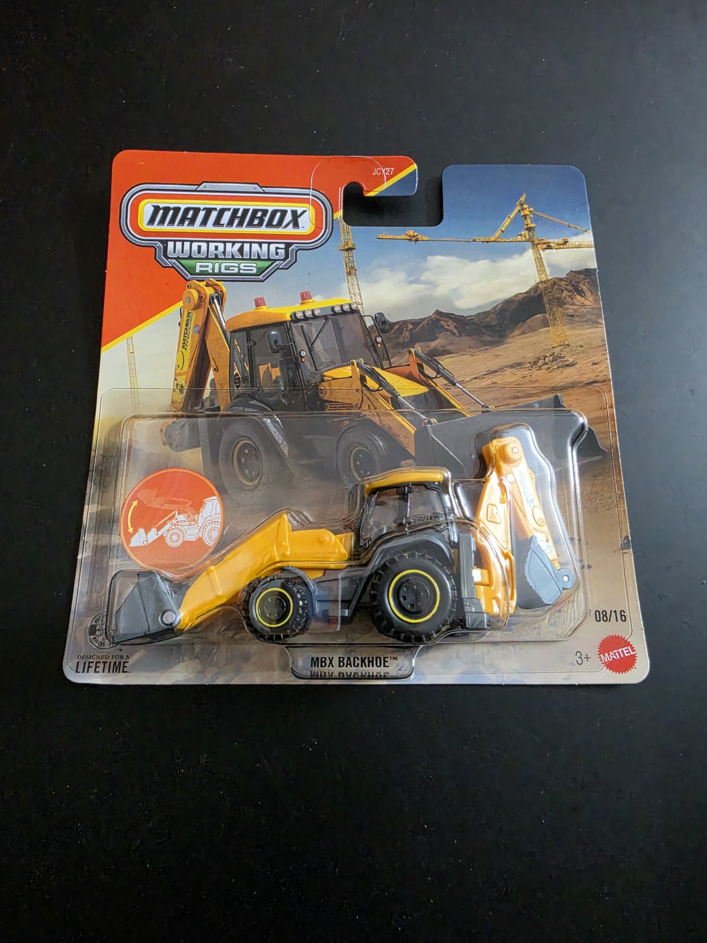 Matchbox Working Rigs 2026 : MBX Backhoe