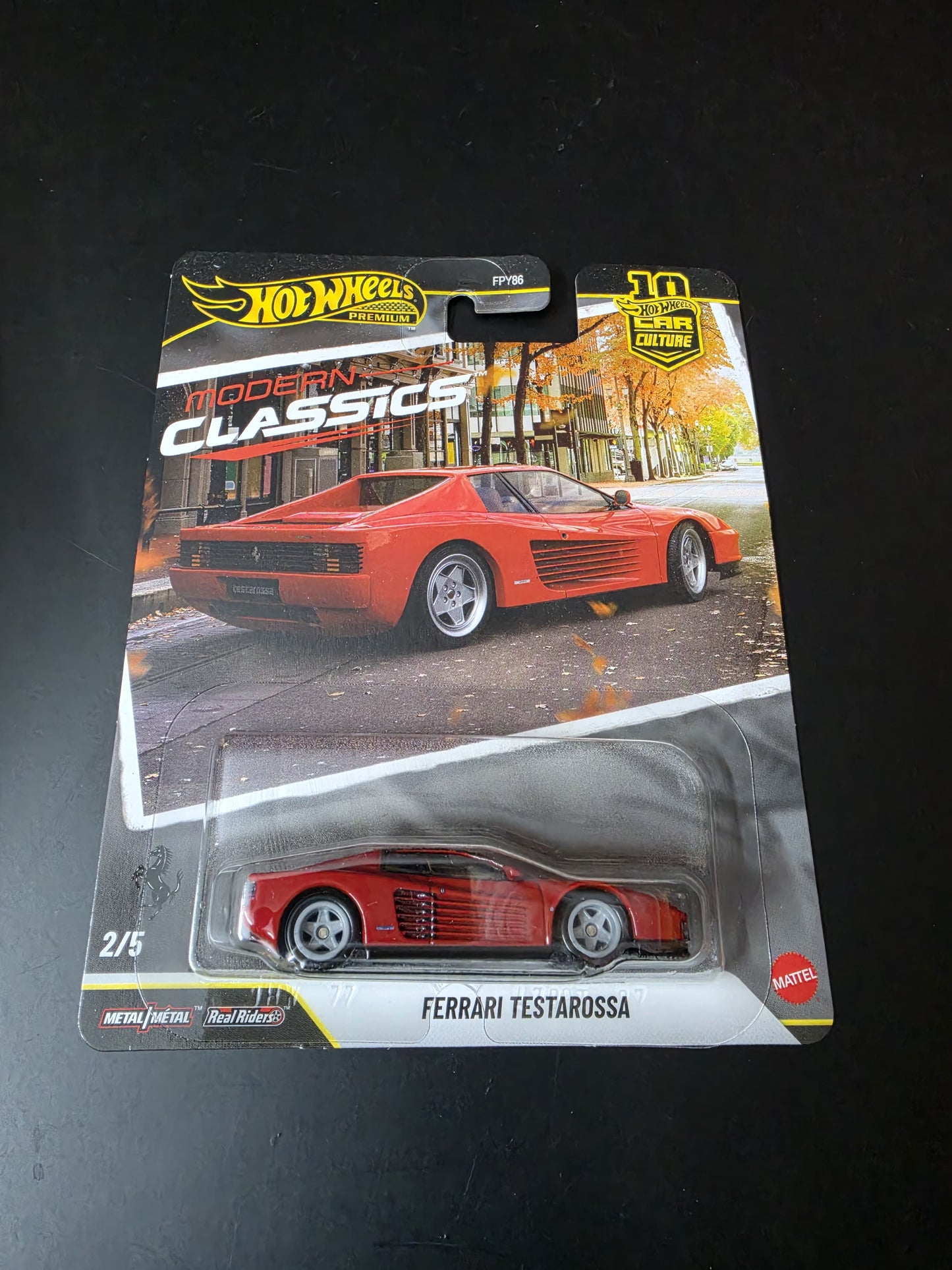 Hot Wheels Premium Ferrari Testarossa Modern Classics ( Imported )