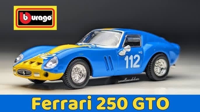 Bburago 1:64 Scale Model : Ferrari 250 GTO (Imported)