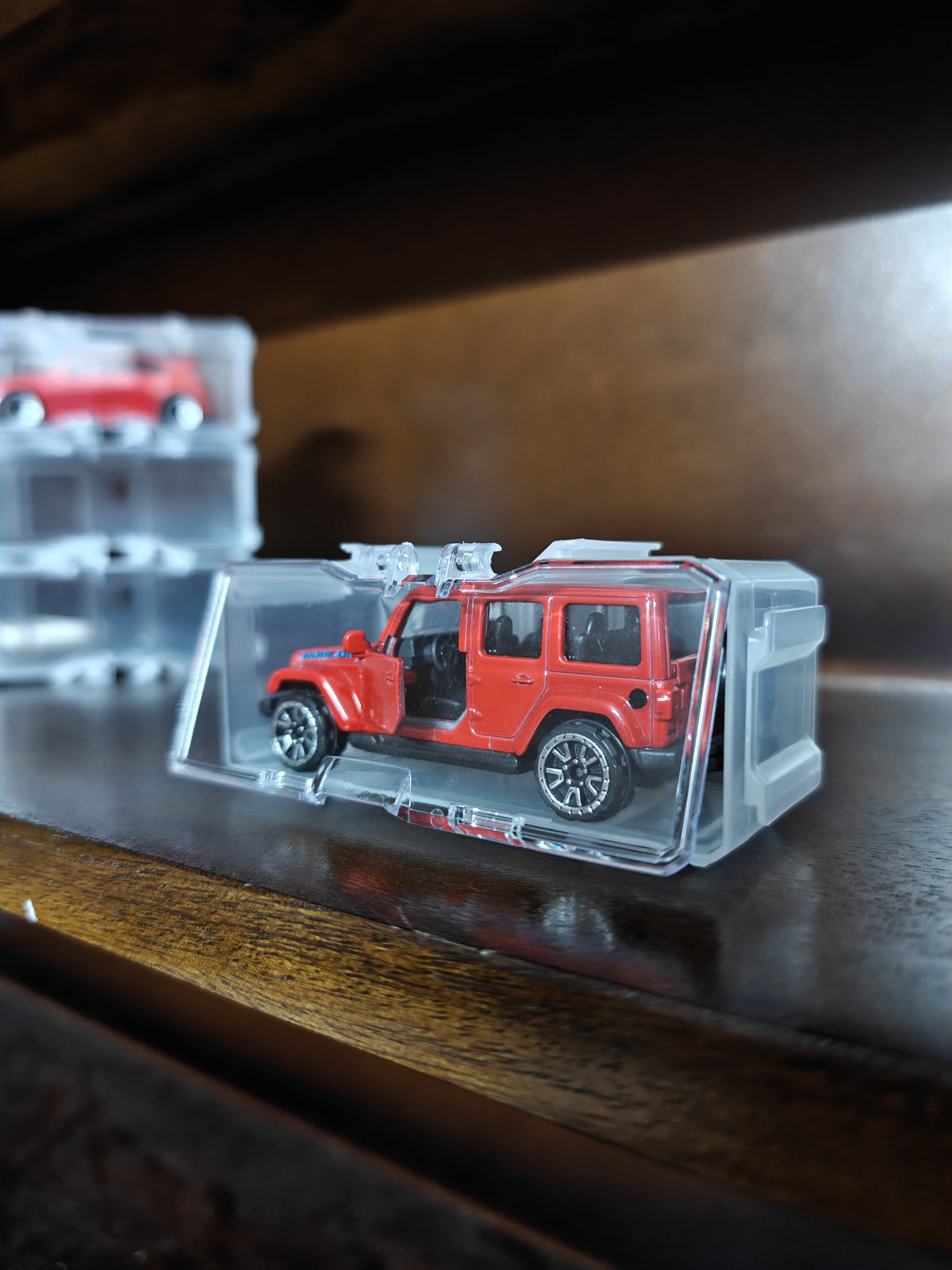 Clear Diecast Cars Storage Case Plastic 1/64 Scale ( Cars shown in the images are not included, contains only ONE Diecast Storage Case ) - Zoomsters India