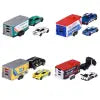 Majorette Race Trailer – Land Rover Defender 110 Jaguar F-Type Diecast Car Model