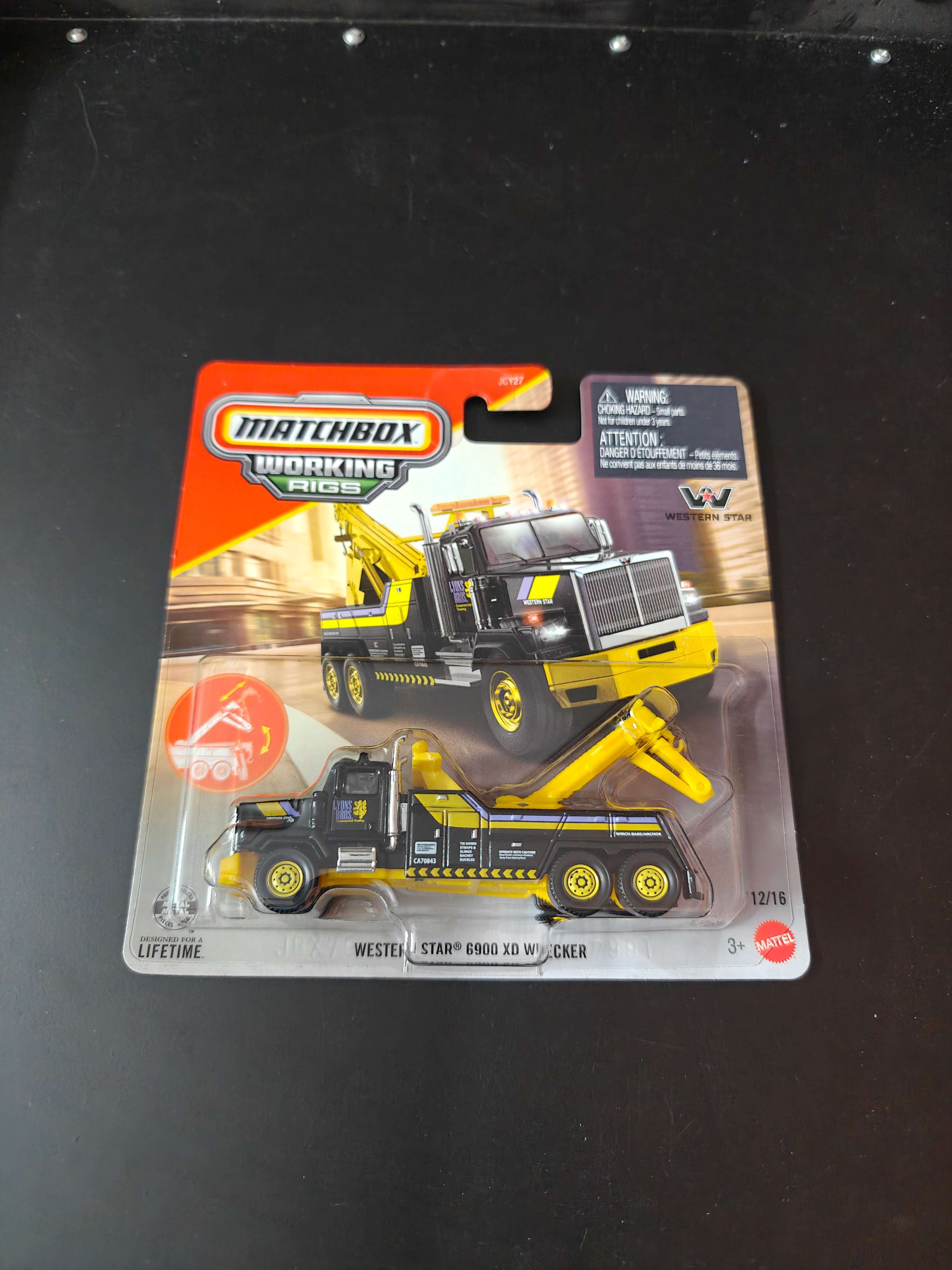 Matchbox Working Rigs 2026 : Western Star 6900 XD Wrecker
