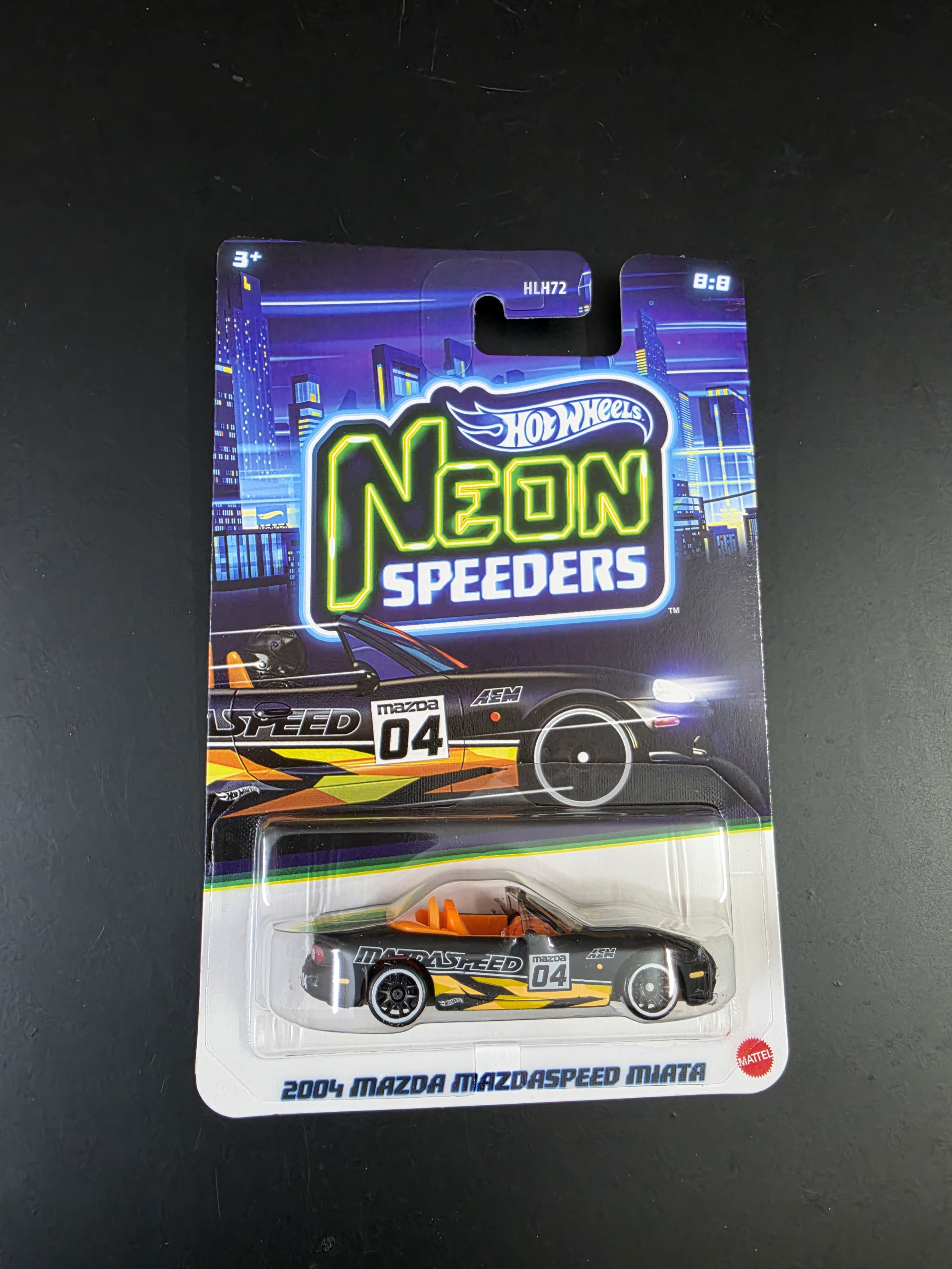 Hot Wheels Neon Speeders 2026- 2004 Mazda Mazdaspeed Miata
