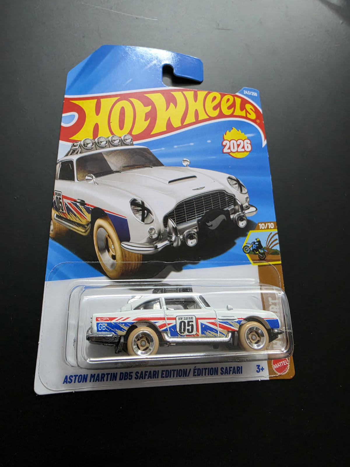 Hot Wheels Mainline P Case 2026 : Aston Martin DB5 Safari Edition/ Edition Safari