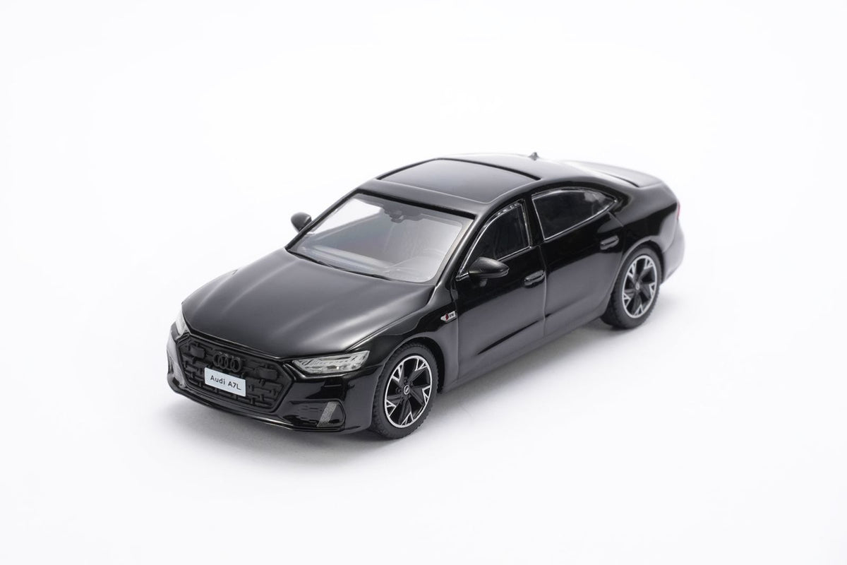 Massdi 1:64 2022 Audi A7L Black - Zoomsters India