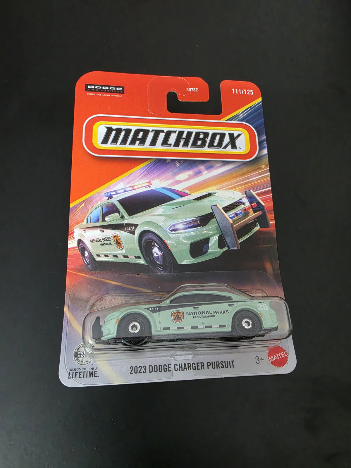 Matchbox Blister 2026: 2023 Dodge Charger Pursuit