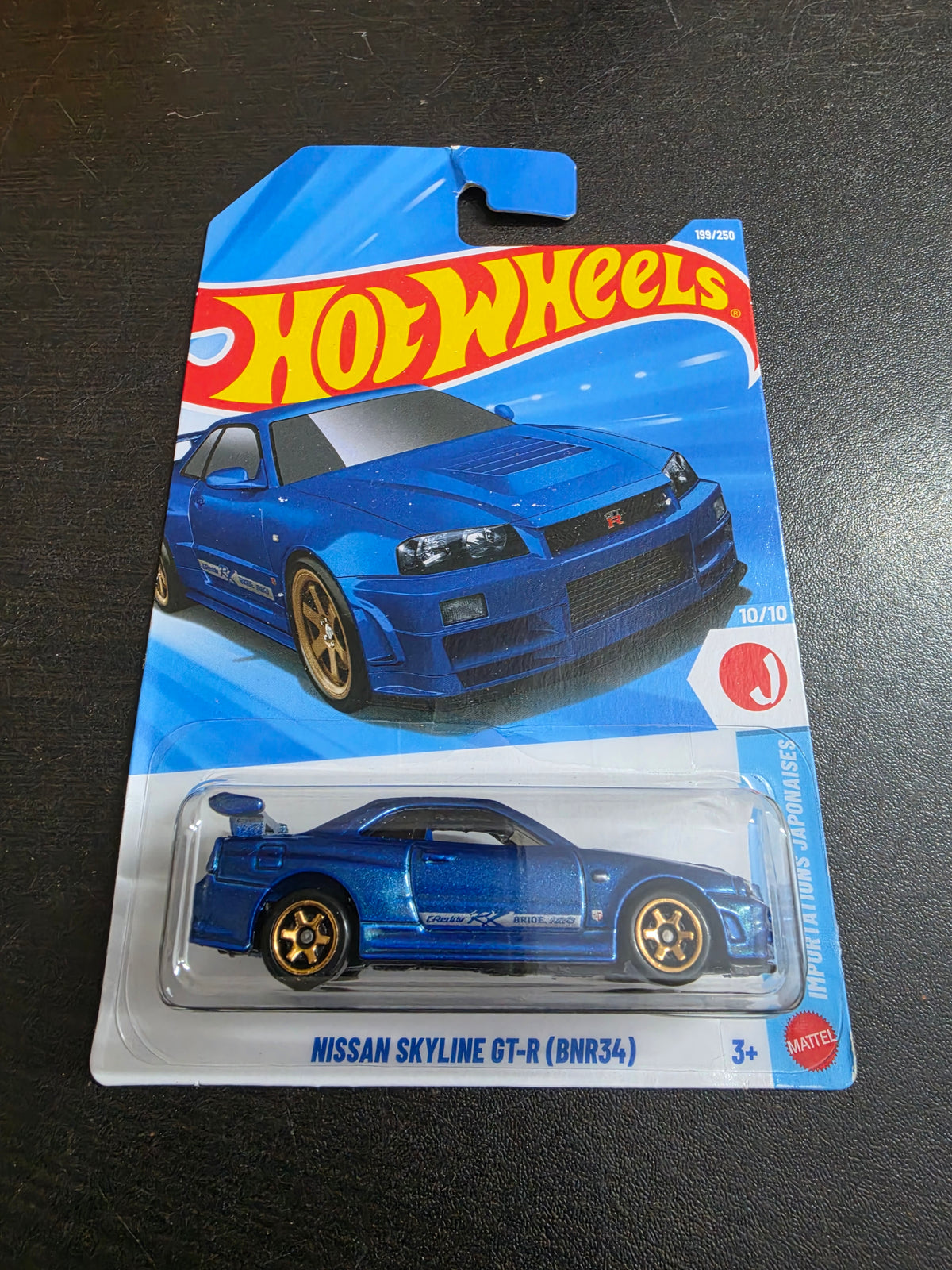 Hot Wheels Mainline K Case 2026 : Nissan Skyline GT-R (BNR34) ( Semi mint - Condition as shown in image )