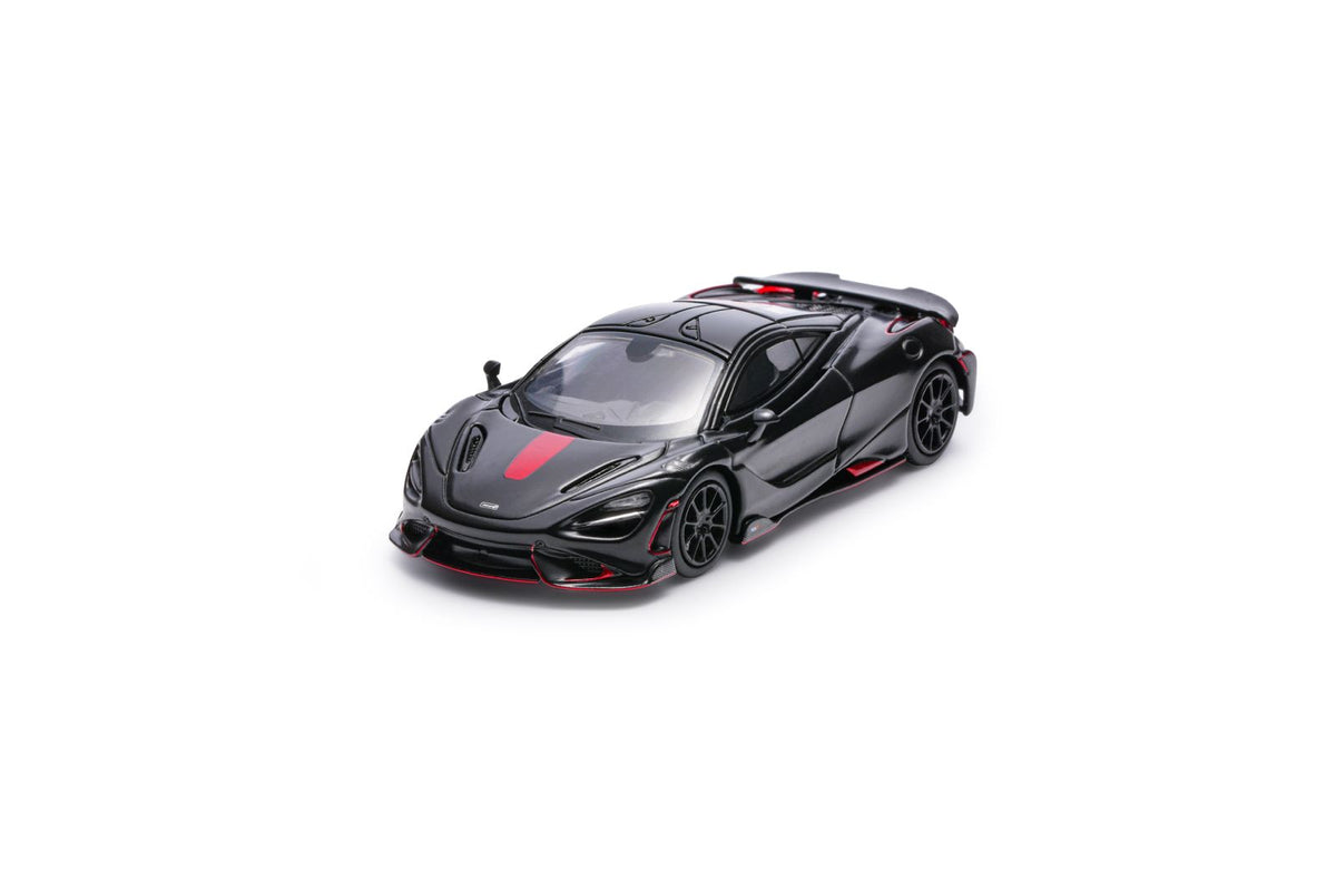 Massdi 1:64 McLaren 765T Black - Zoomsters India