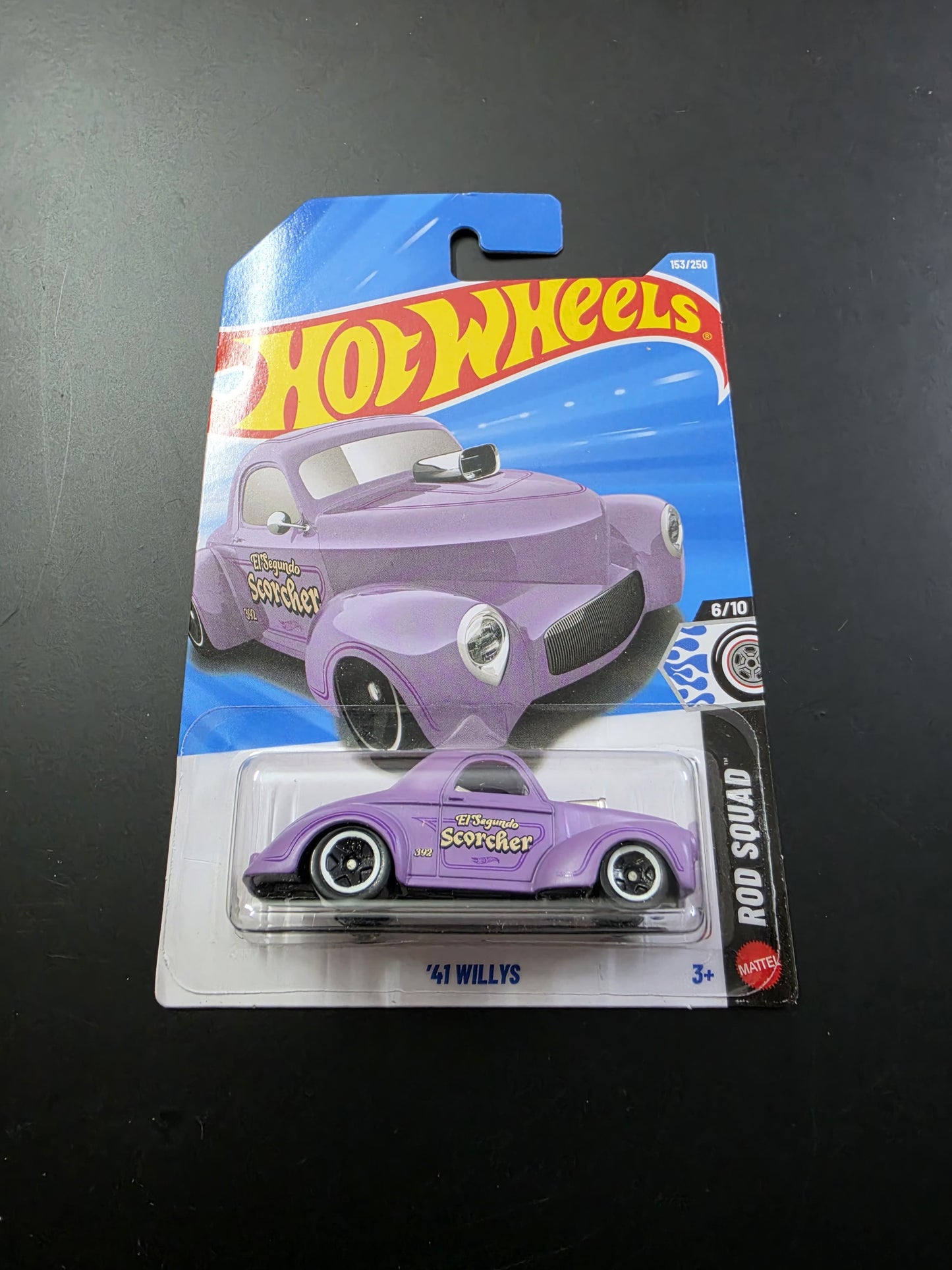 Hot Wheels Mainline G Case 2026: '41 Willys (Purple)