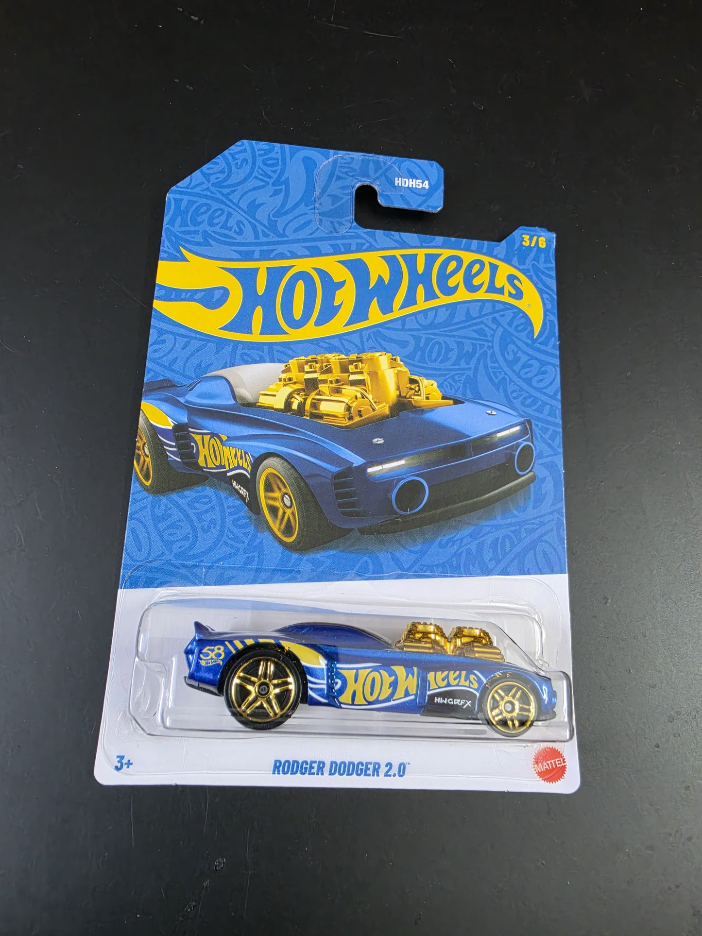 Hot Wheels 58th Year Anniversary Rodger Dodger 2.0