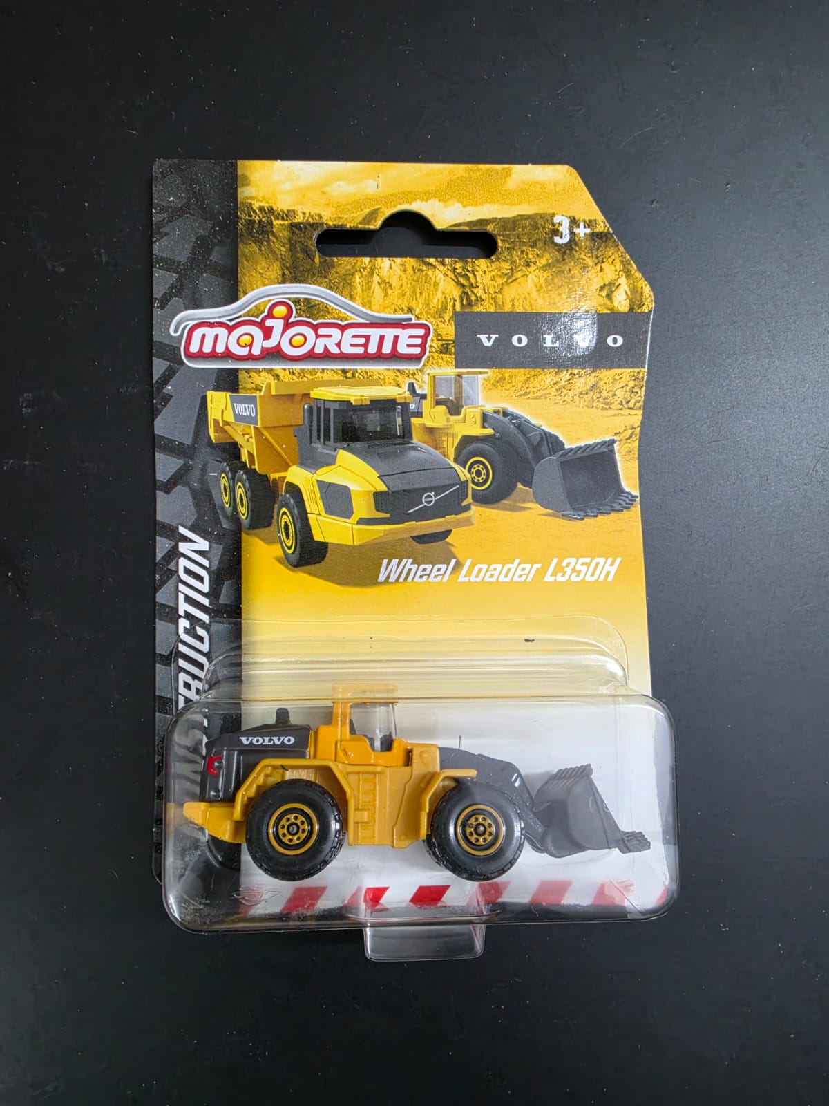 Majorette Volvo L350H Wheel Loader Diecast Construction Vehicle