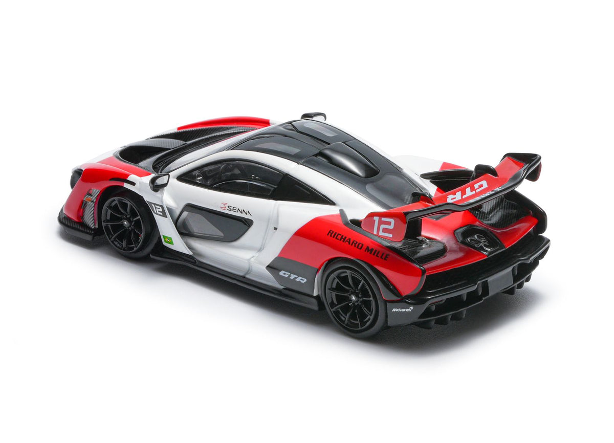 Massdi 1:64 McLaren Senna White red - Zoomsters India