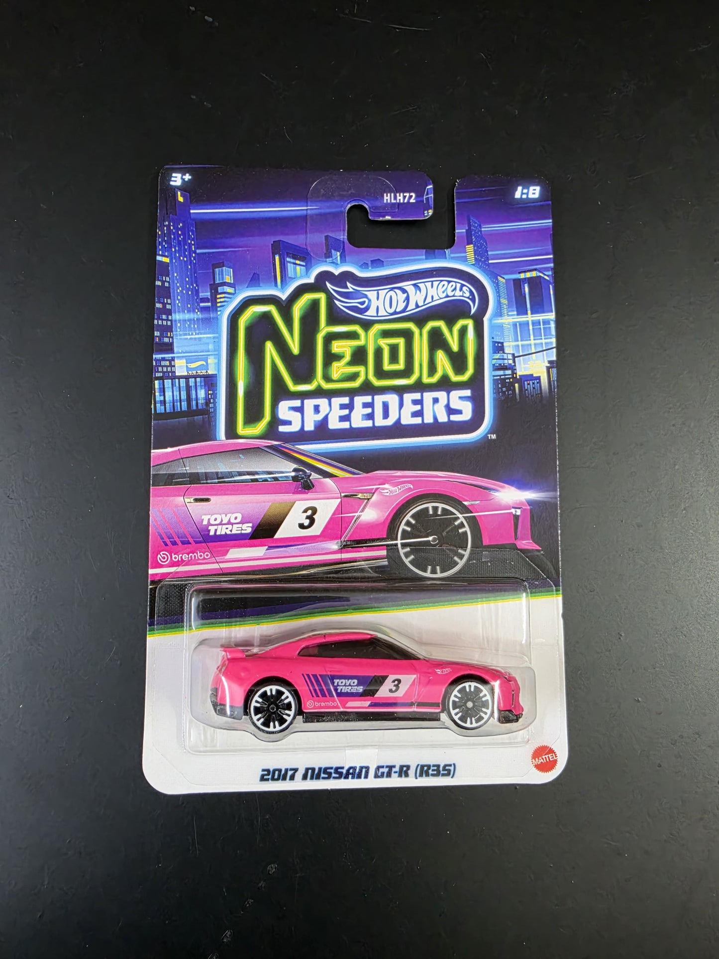 Hot Wheels Neon Speeders 2026- 2017 Nissan GT-R (R35)