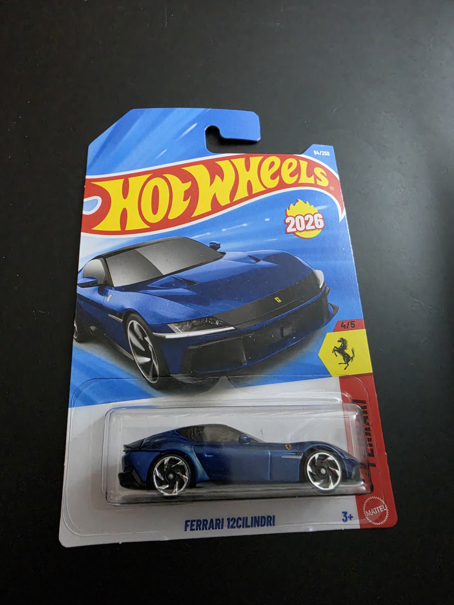 Hot Wheels Mainline M Case 2026 : Ferrari 12 Cilindri
