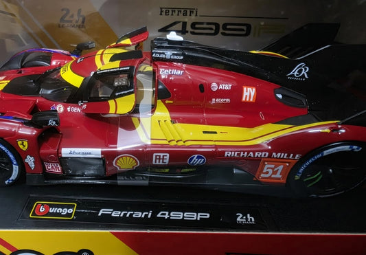 Bburago : Ferrari Racing 499P 1:24 - Zoomsters India