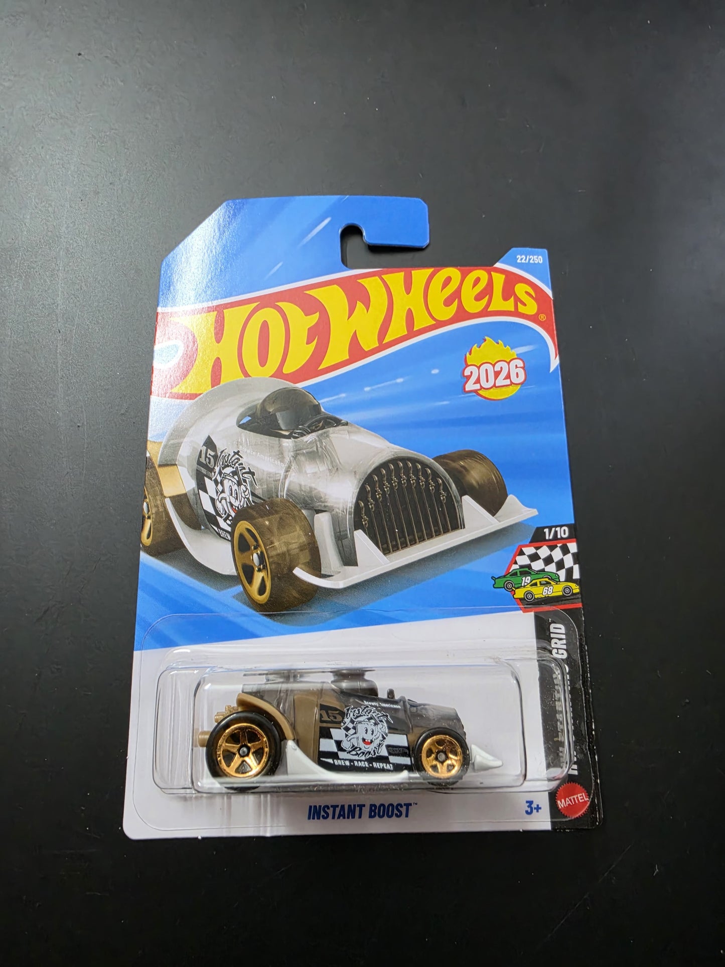 Hot Wheels Mainline G Case 2026:Instant Boost (Brown/Gold)
