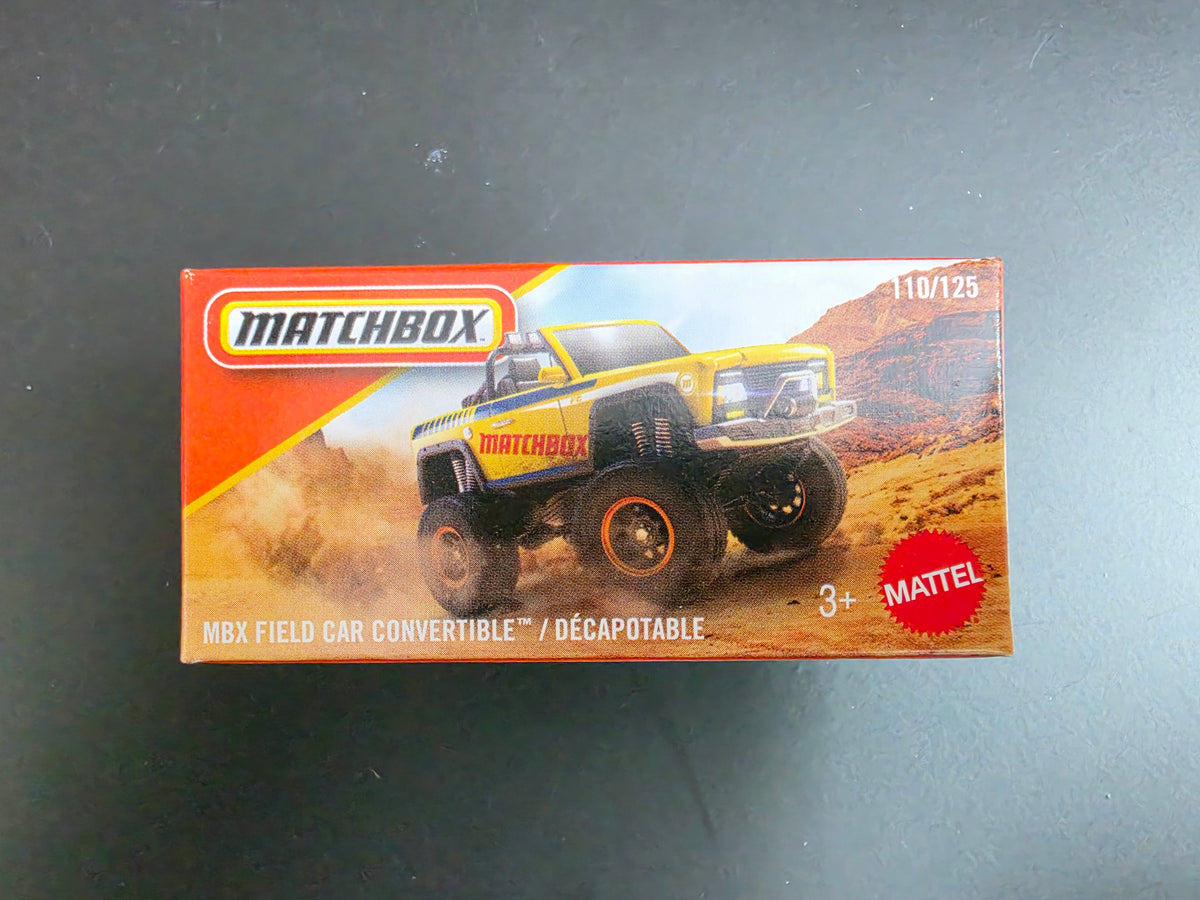 Matchbox Mainline Box edition 2026 : MBX Field Car Convertible / Decapotable