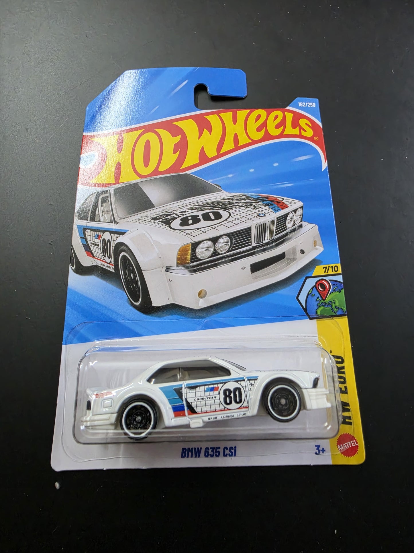 Hot Wheels Mainline G Case 2026:BMW 635 CSi (White/M-Sport Livery)