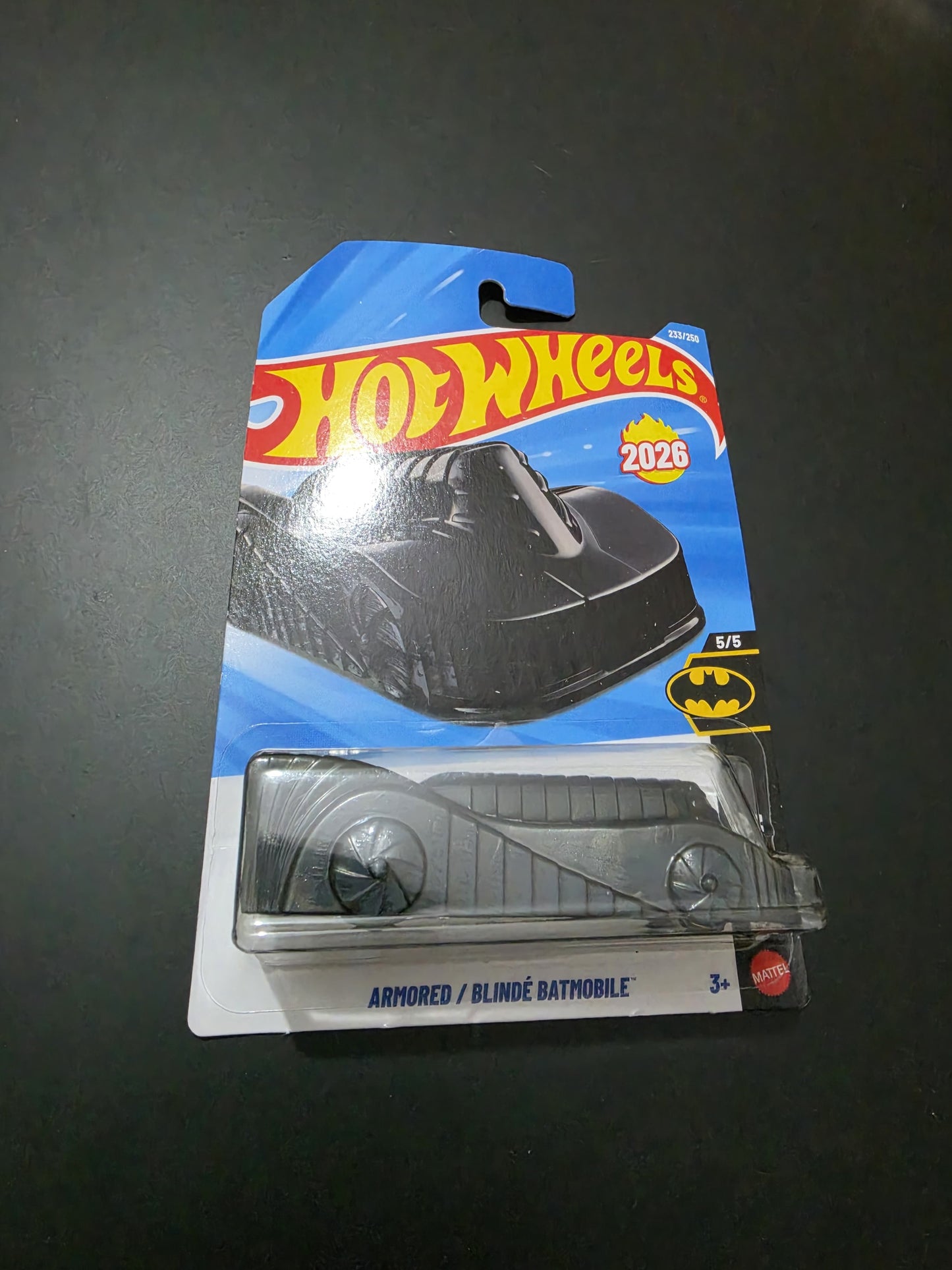 Hot Wheels Mainline N Case 2026 : Armored/ Blinde Batmobile