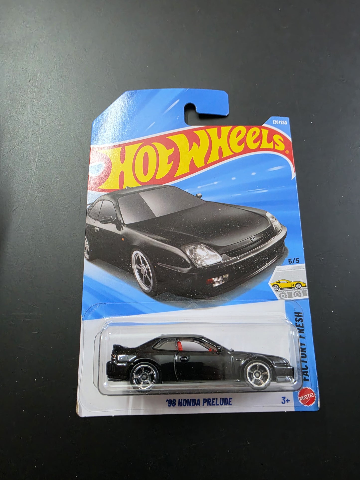 Hot Wheels Mainline G Case 2026: 98 Honda Prelude (Nighthawk Black)