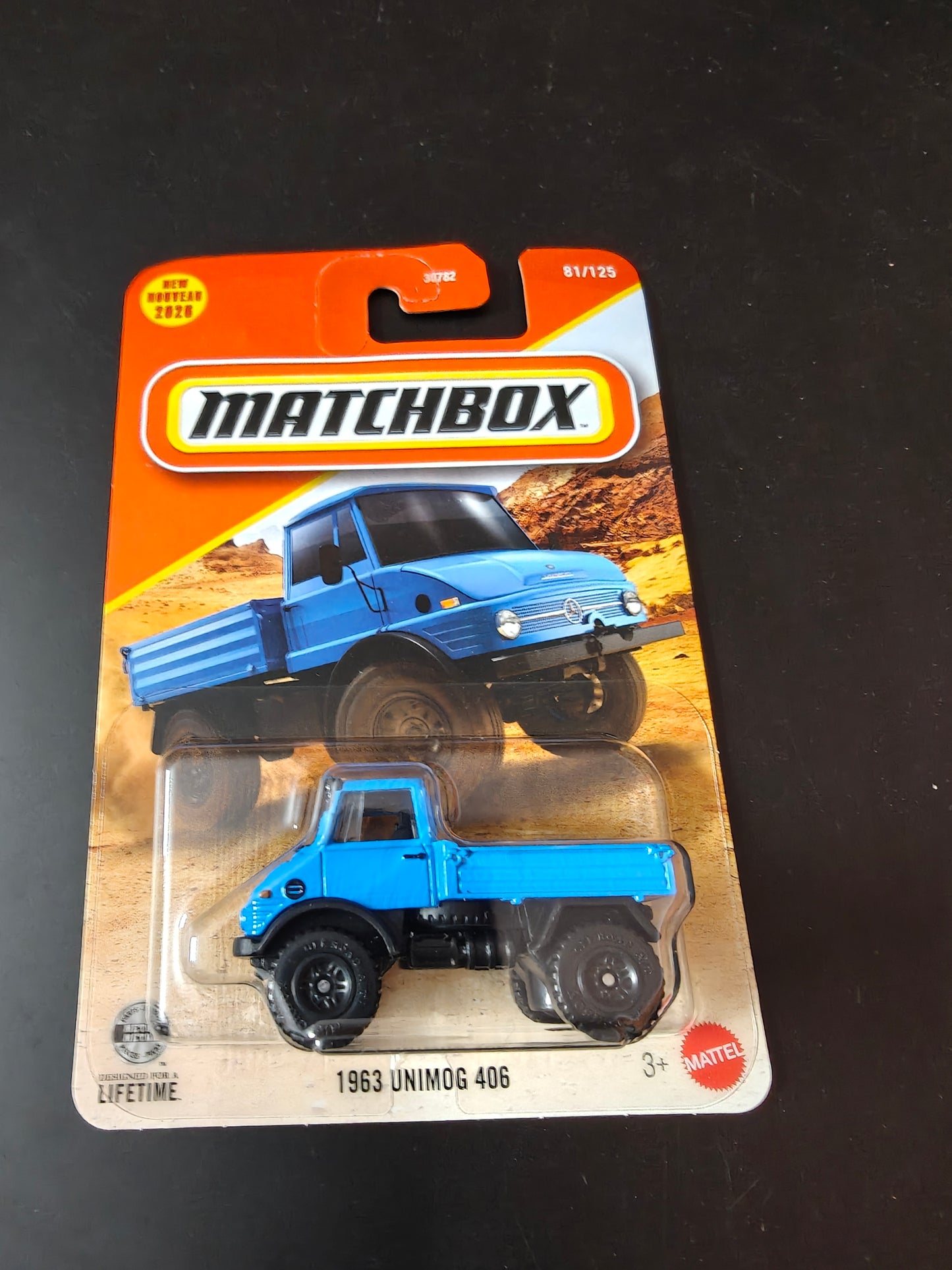 Matchbox Blistor 2026 : 1963 Unimog 406