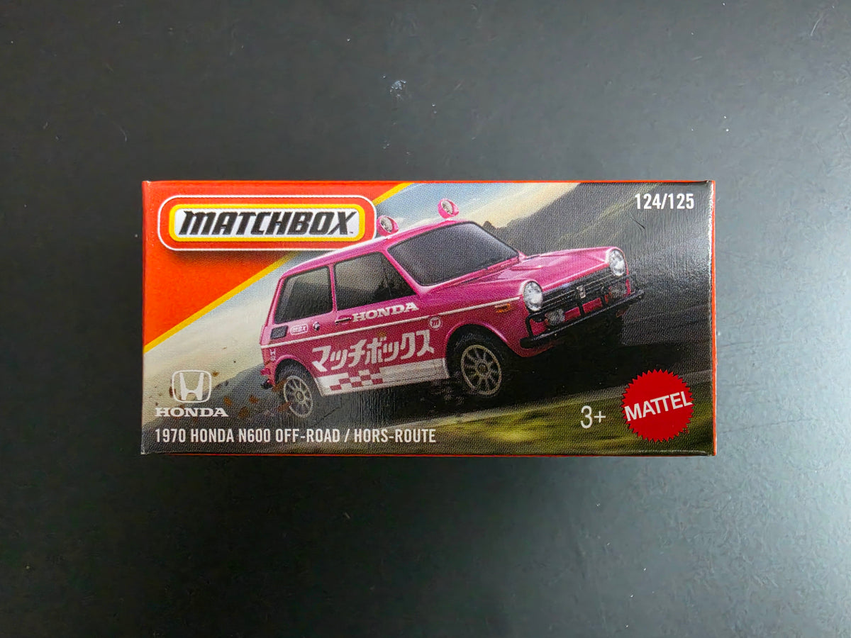 Matchbox Mainline Box edition 2026 : 1970 Honda N600 OFF- road / Hors-Route
