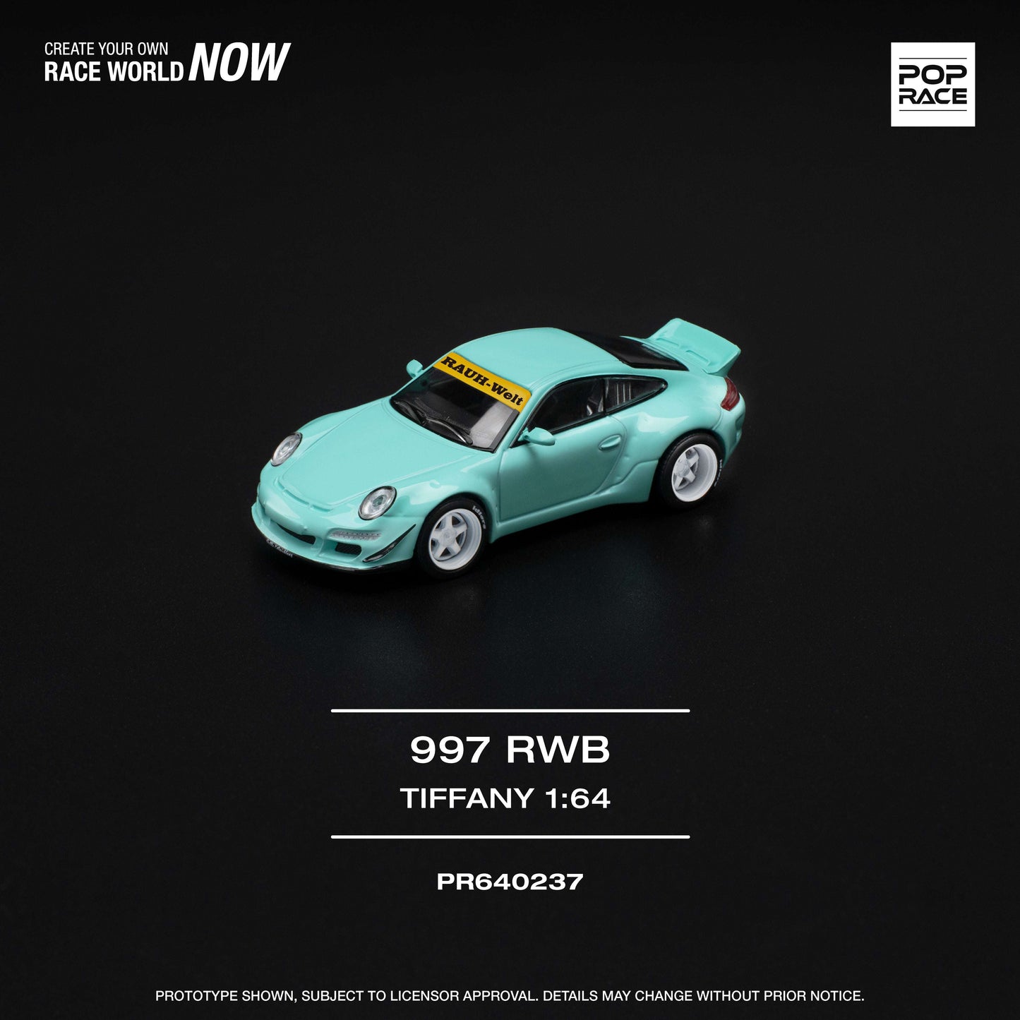 POP RACE 997 RWB Tiffany Blue