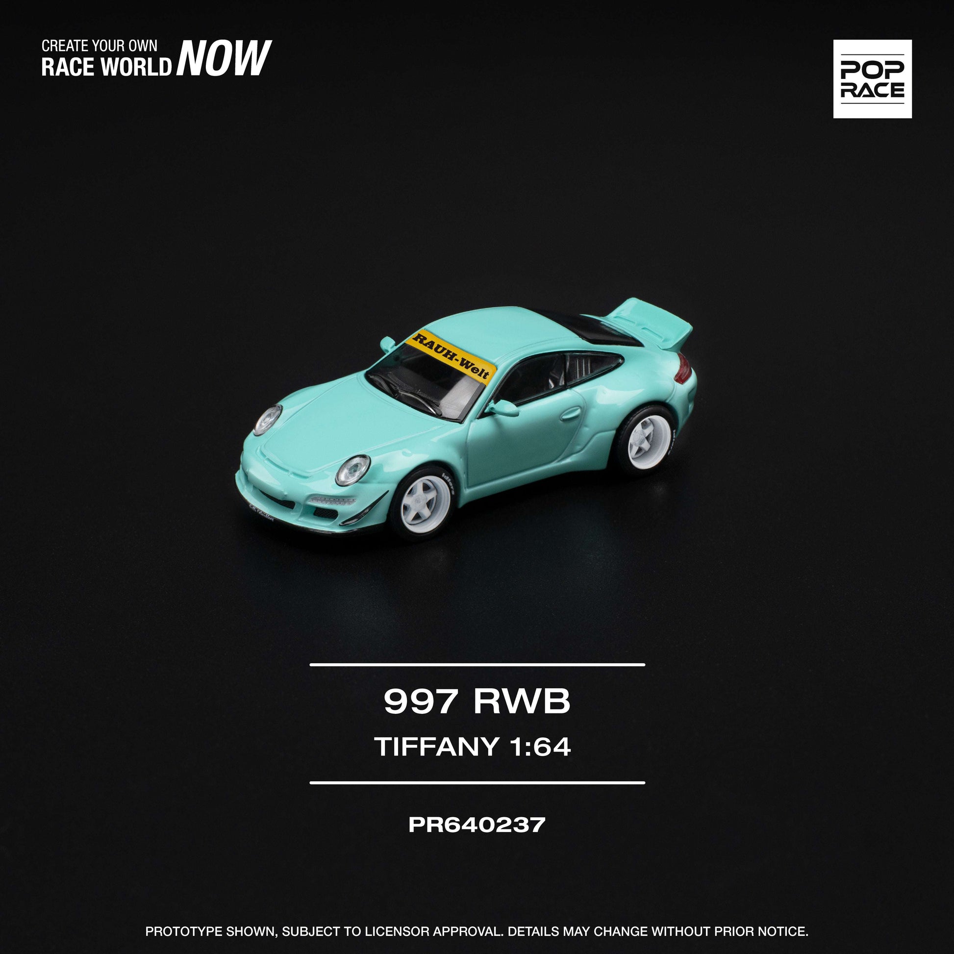 POP RACE 997 RWB Tiffany Blue