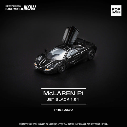 POP RACE McLaren F1 Jet Black