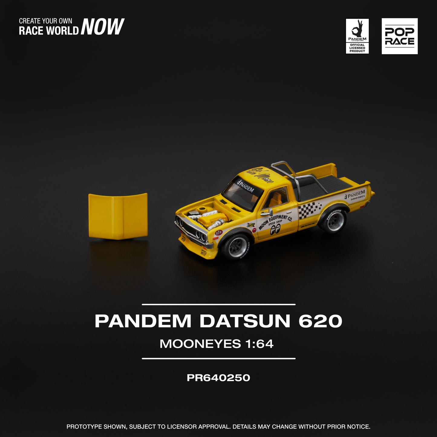 POP RACE Pandem Datsun 620 MoonEyes