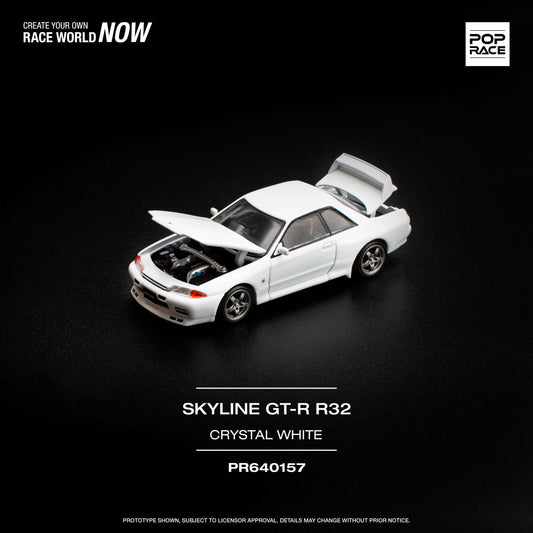 POP RACE GT-R32 Crystal White