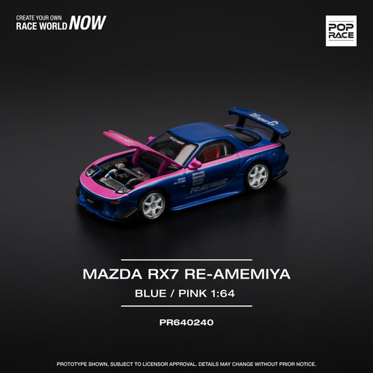 POP RACE Mazda RX-7 Amemiya Blue Pink