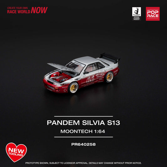 POP RACE Pandem S13 Moontech Red