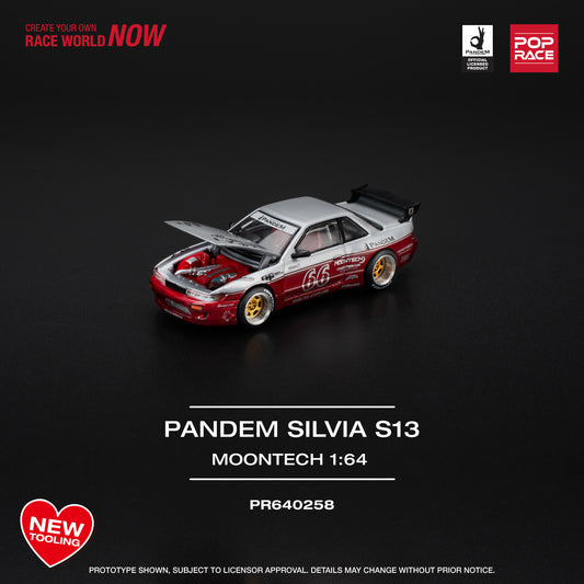 POP RACE Pandem S13 Moontech Red
