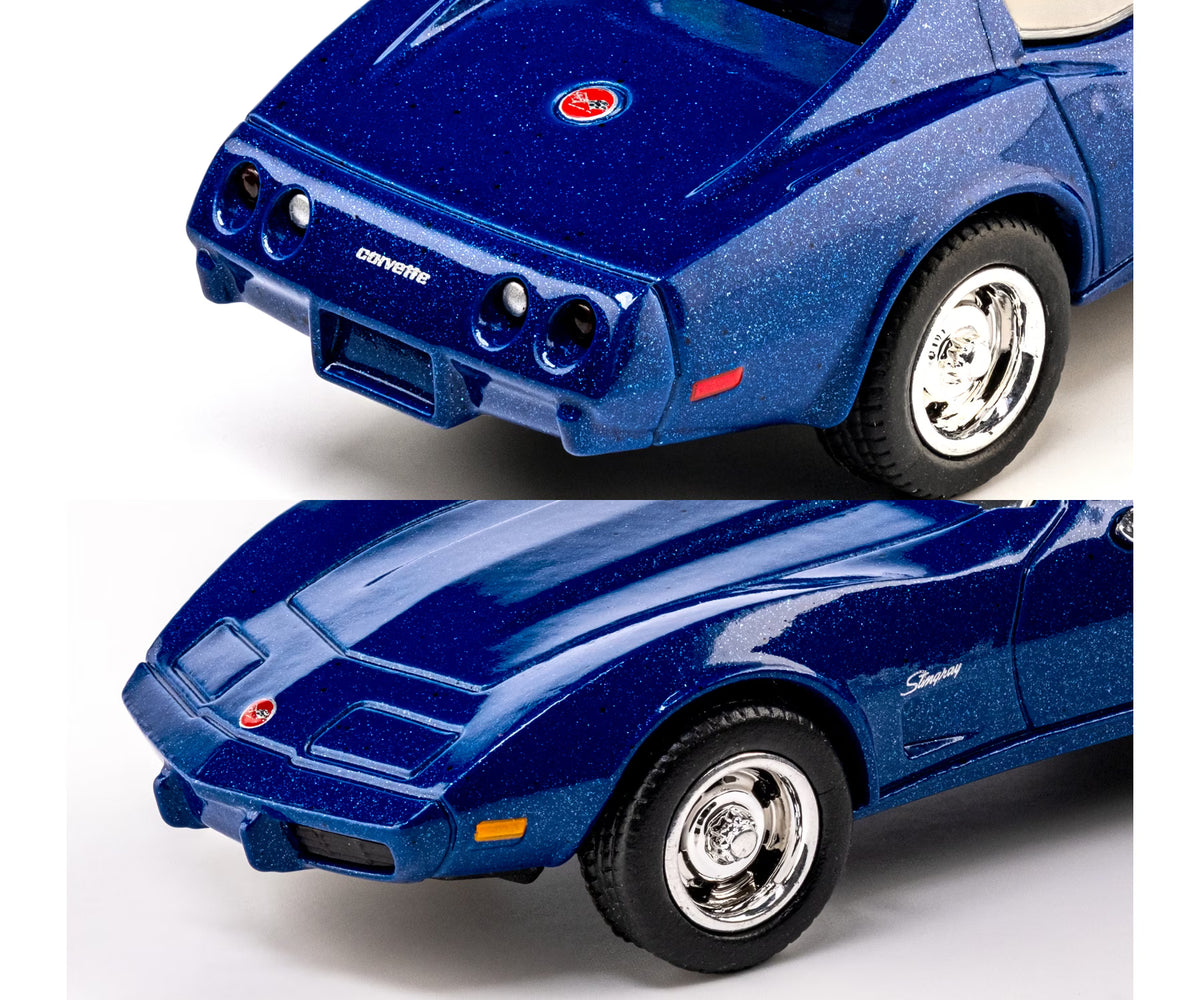 Majorette Collection Edition Set : 2005 Bugatti Veyron 16.4 Super Sport and 1976 Chevrolet Corvette Stingray