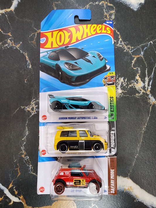 Hot Wheels Extreme Performance Trio: GMA T.50s, Renault Espace F1, & Lil' Roar (3-Car Set - 6)