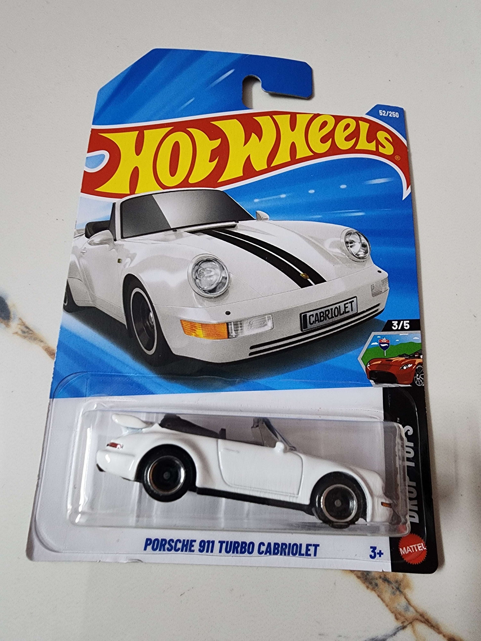 Hot Wheels Mainline D Case 2026:Porsche 911 Turbo Cabriolet