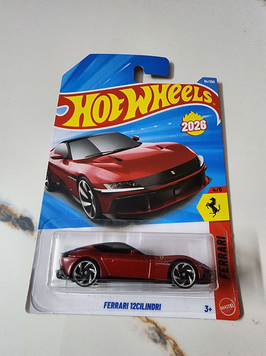 Hot Wheels Mainline D case 2026 : Ferrari 12 Cilindri