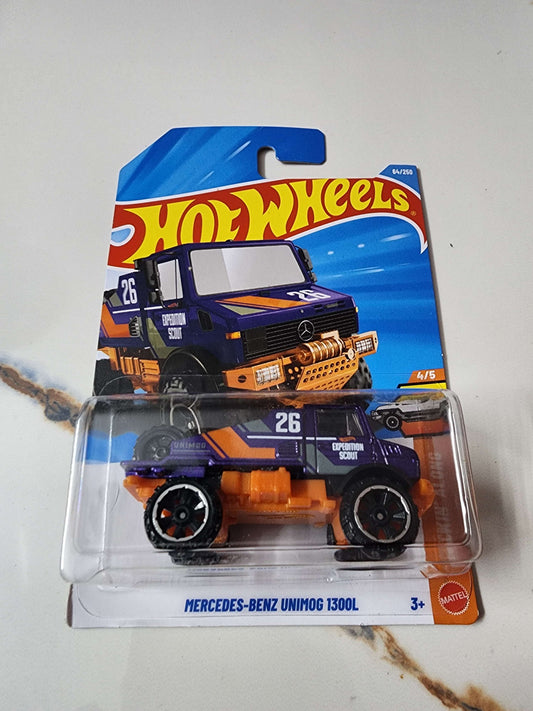 Hot Wheels Mainline D case 2026 : Mercedes Benz Unimog 1300L