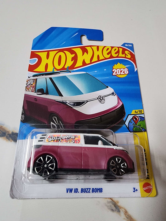 Hot Wheels Mainline D case 2026 : VW ID Buzz Bomb