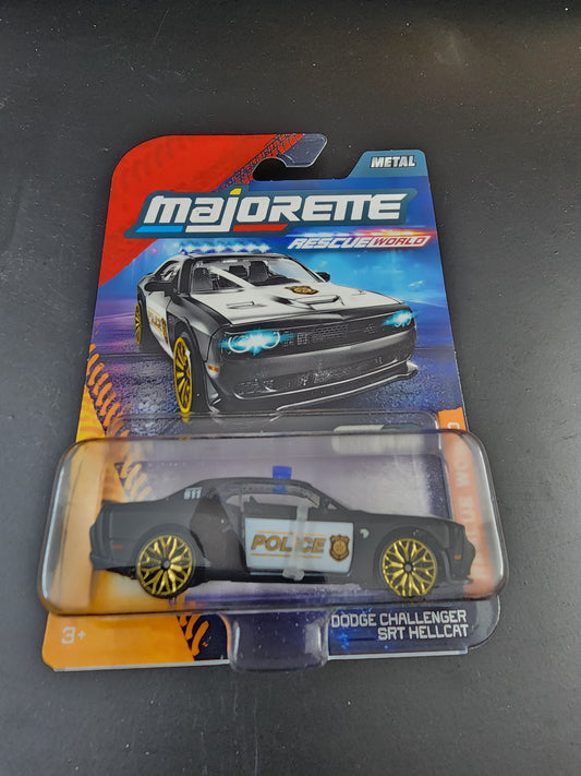 Majorette Rescue World 2026 : Dodge Challenger SRT Hellcat