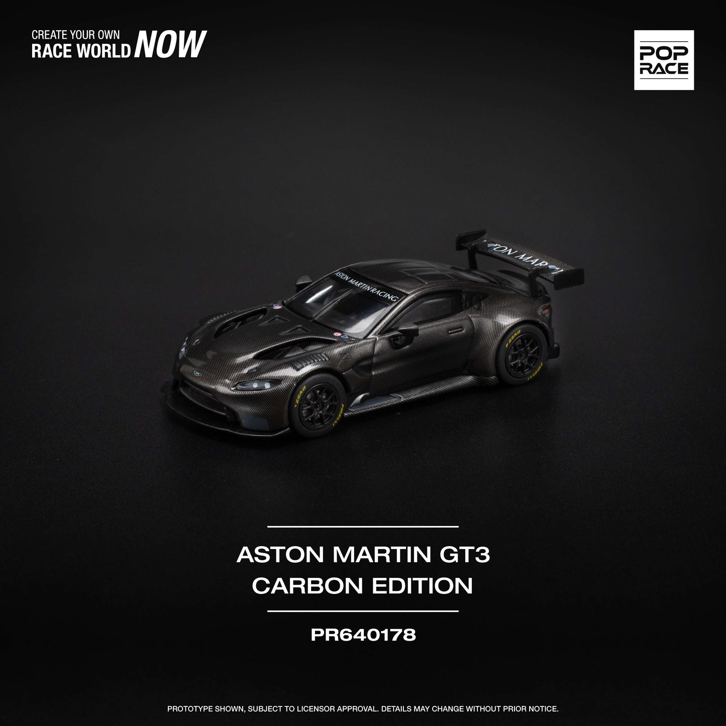 POP RACE Aston Martin GT3 Carbon Edition