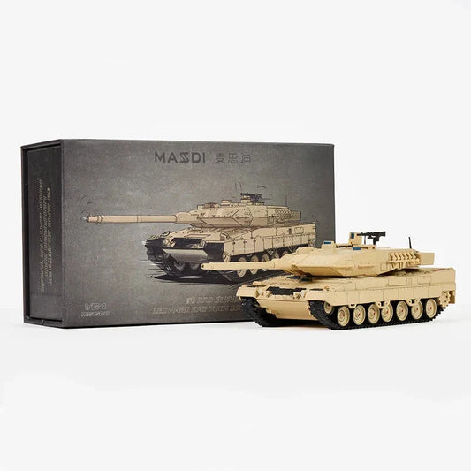 Massdi 1:64 Leopard 2A6 Aging Version - Sand Camouflage MS32106 - Zoomsters India