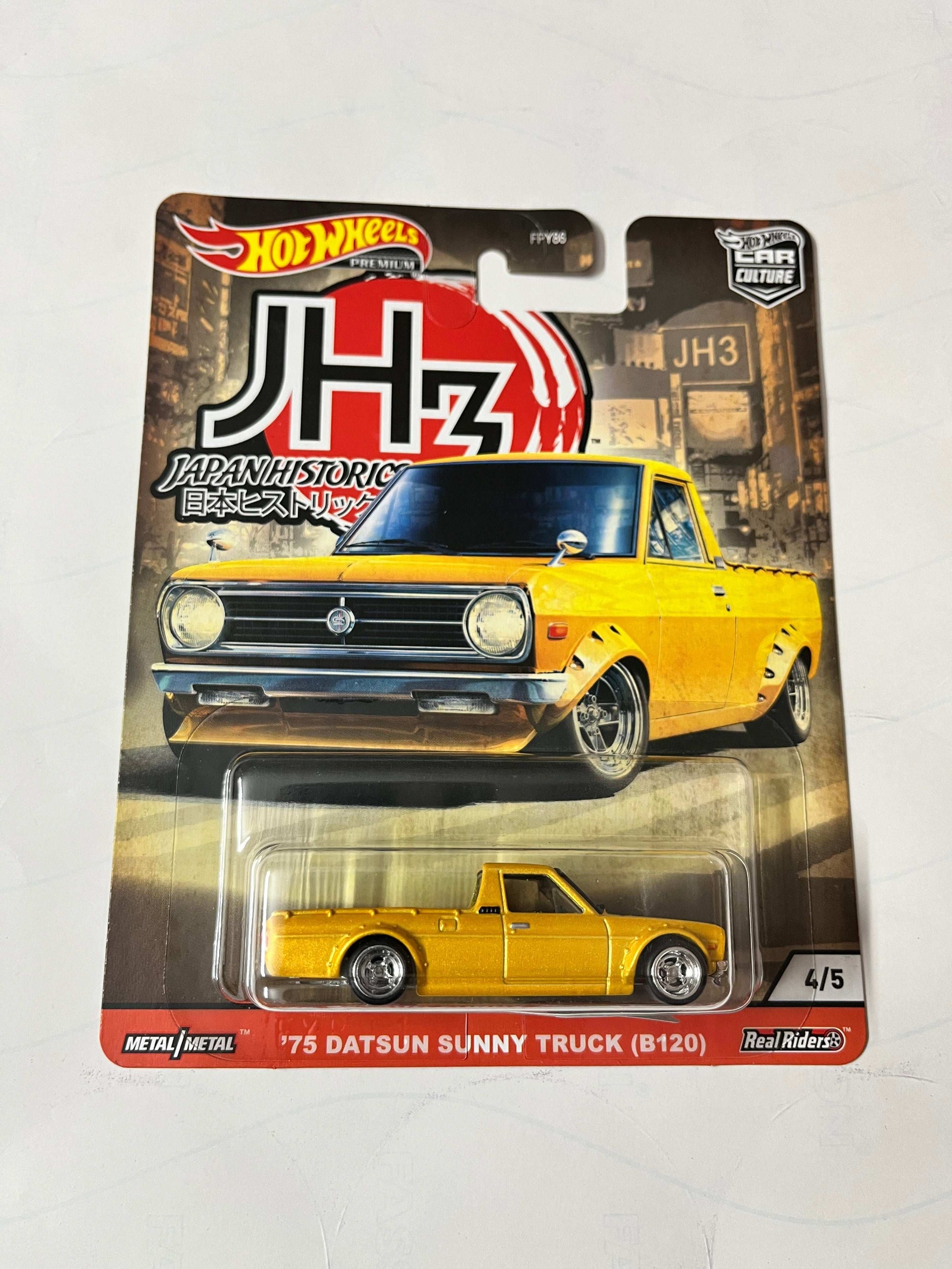 Imported Hot Wheels Car Culture Japan Historic's 3  Set of 5 Die-cast Car 1:64 Scale Collector Model