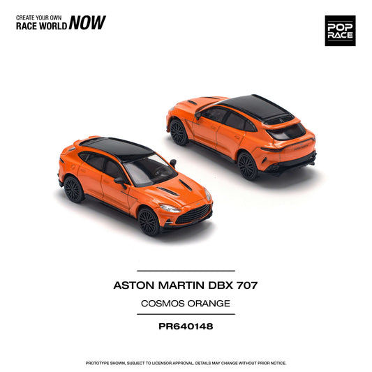 POP RACE Aston Martin DBX 707 Cosmos Orange