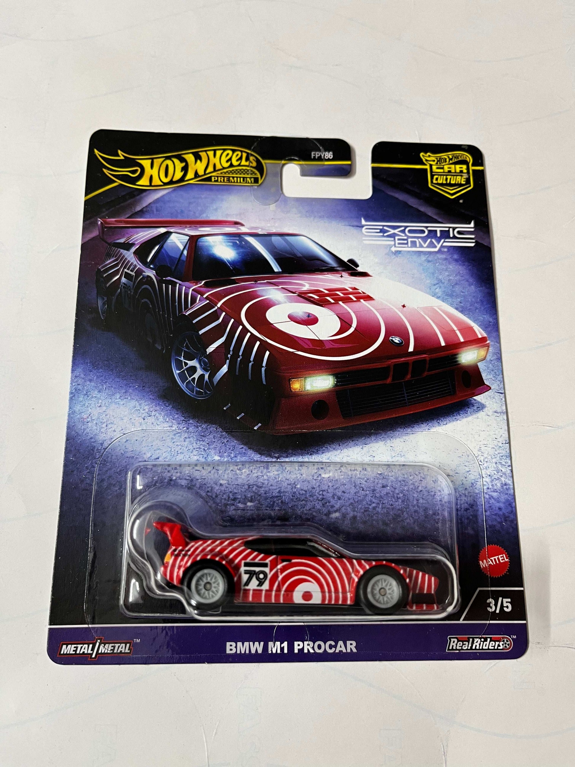 Imported Hot Wheels Car Culture Exotic Envy Set of 5 Die-cast Car 1:64 Scale Collector Model