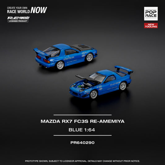 POP RACE  Mazda RX7 FC35 Re-Amemiya Blue