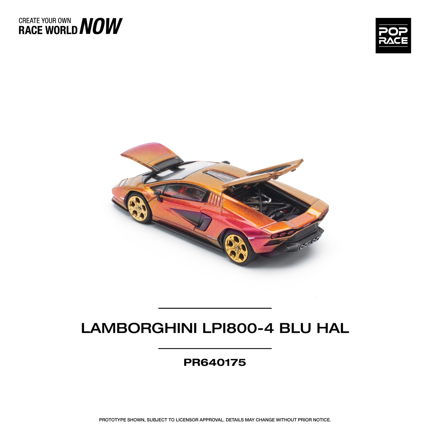 POP RACE Lamborghini LPI 800-4 BLU HAL
