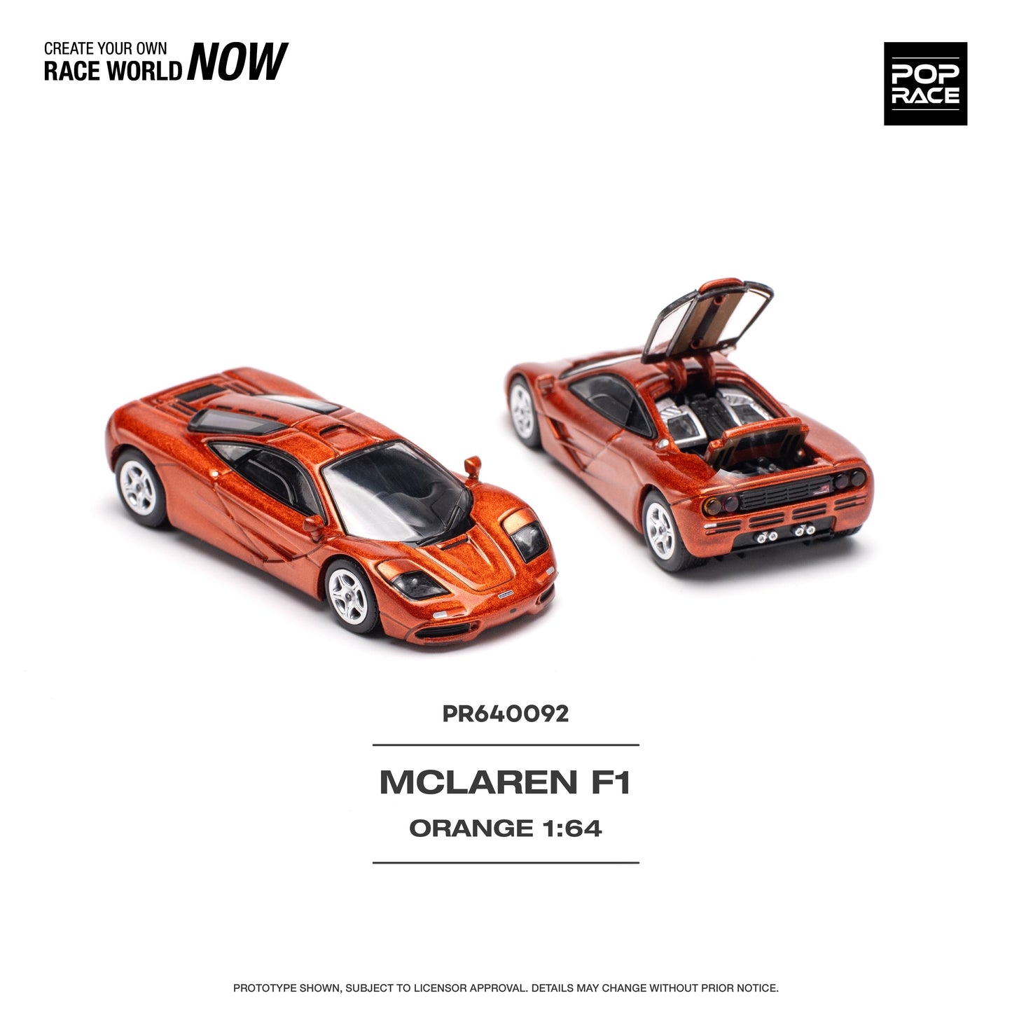 POP RACE McLaren F1 Orange